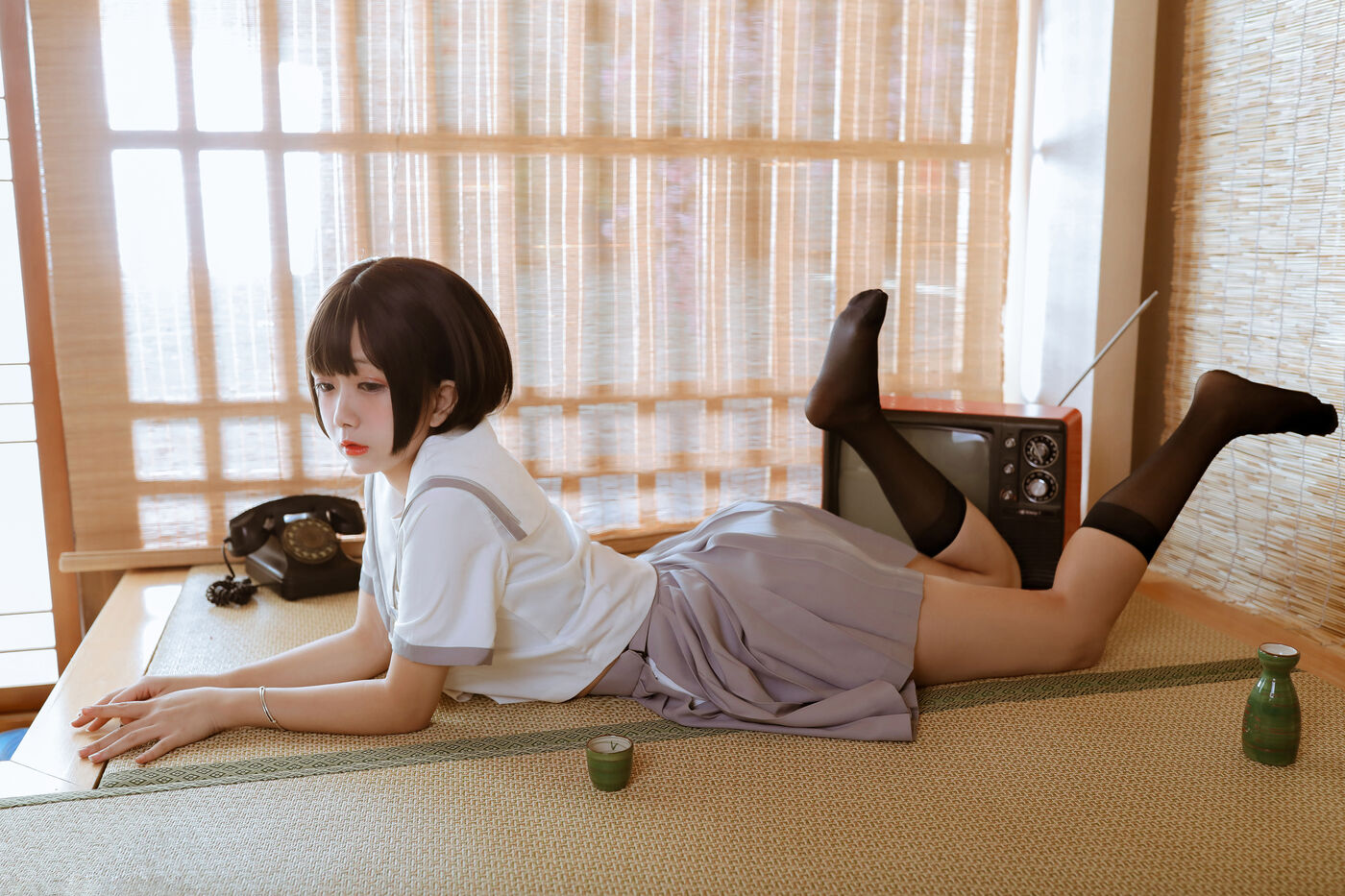 日奈娇 NO.010 和风jk[50P]插图